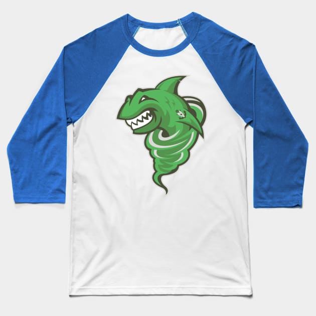 NY Sharknadoes Baseball T-Shirt by Pufahl